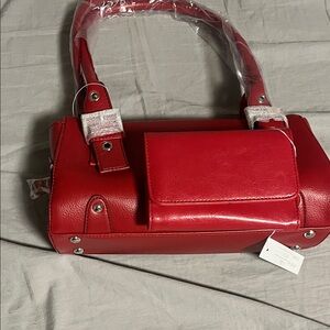 Elegant Red Women's Handbag